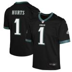 youth nike jalen hurts black philadelphia eagles game jersey | NFL Jerseys & Hats Collection at Eagles Jerseys