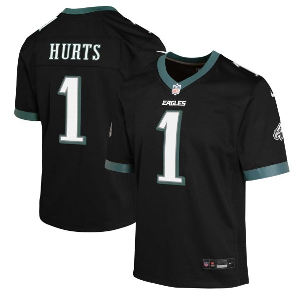 youth nike jalen hurts black philadelphia eagles game jersey | NFL Jerseys & Hats Collection at Eagles Jerseys