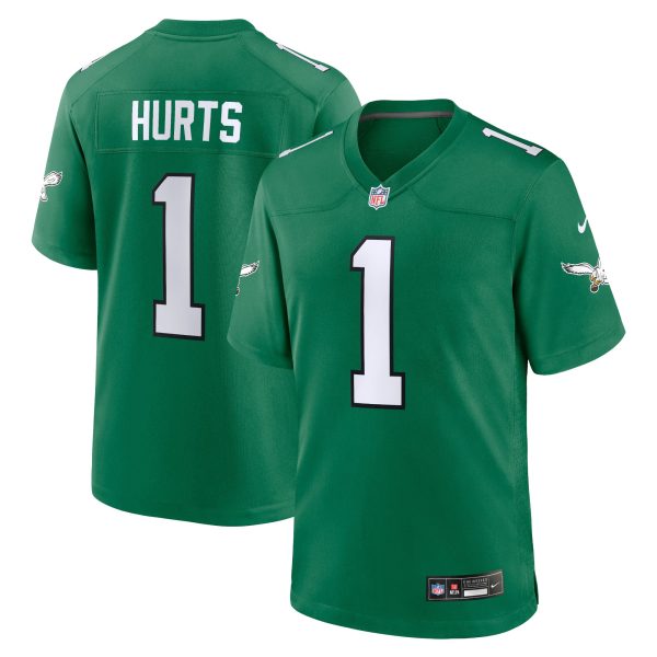youth nike jalen hurts kelly green philadelphia eagles game jersey | NFL Jerseys & Hats Collection at Eagles Jerseys