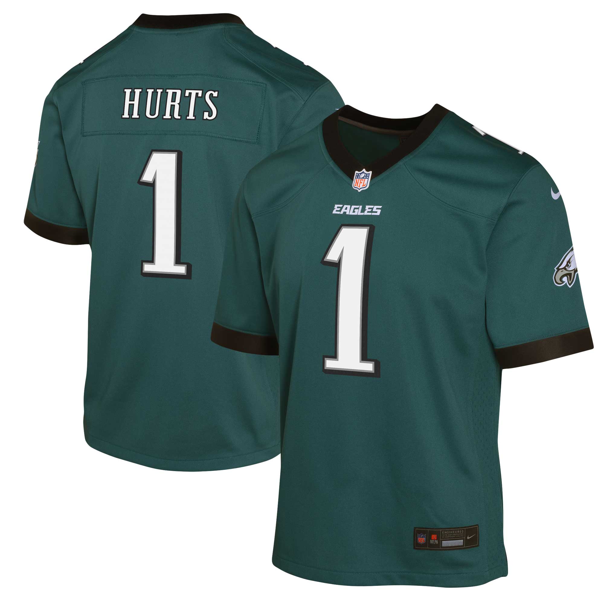 youth nike jalen hurts midnight green philadelphia eagles game jersey | NFL Jerseys & Hats Collection at Eagles Jerseys