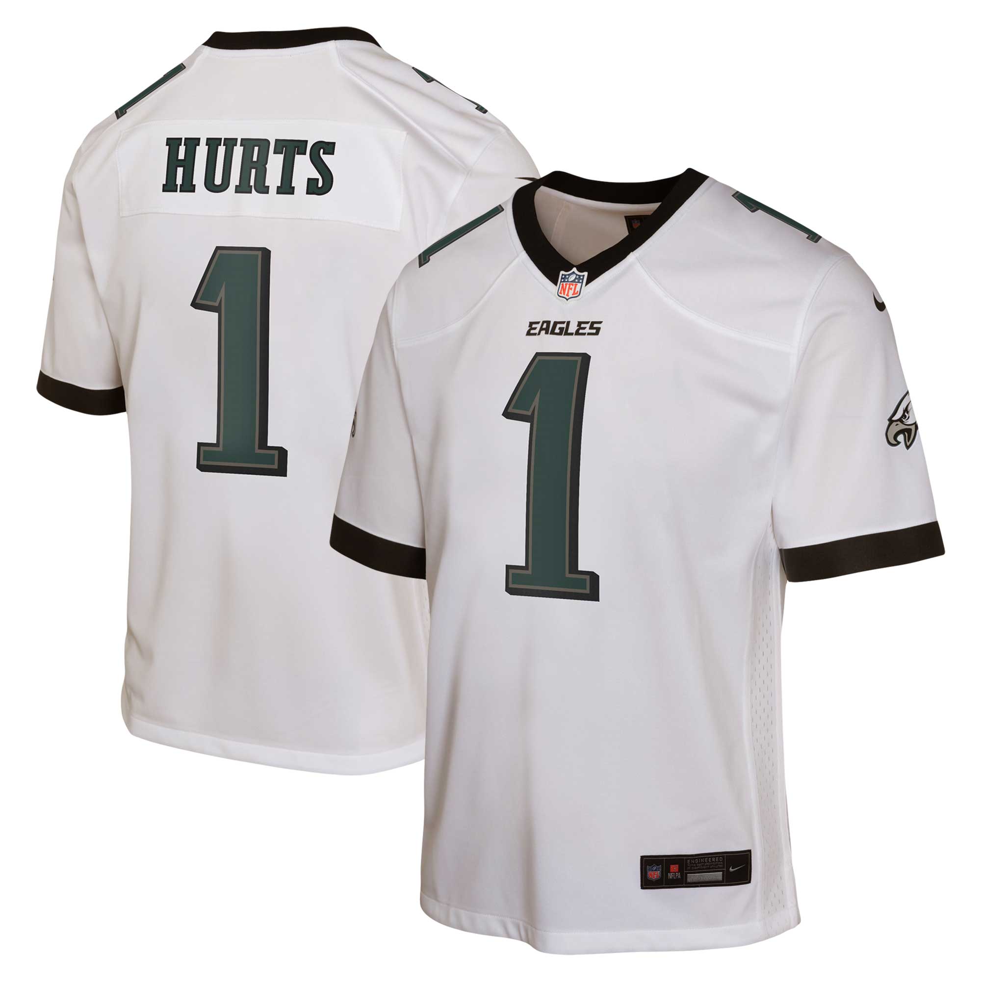 youth nike jalen hurts white philadelphia eagles game jersey | NFL Jerseys & Hats Collection at Eagles Jerseys