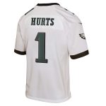 youth nike jalen hurts white philadelphia eagles game jersey | NFL Jerseys & Hats Collection at Eagles Jerseys