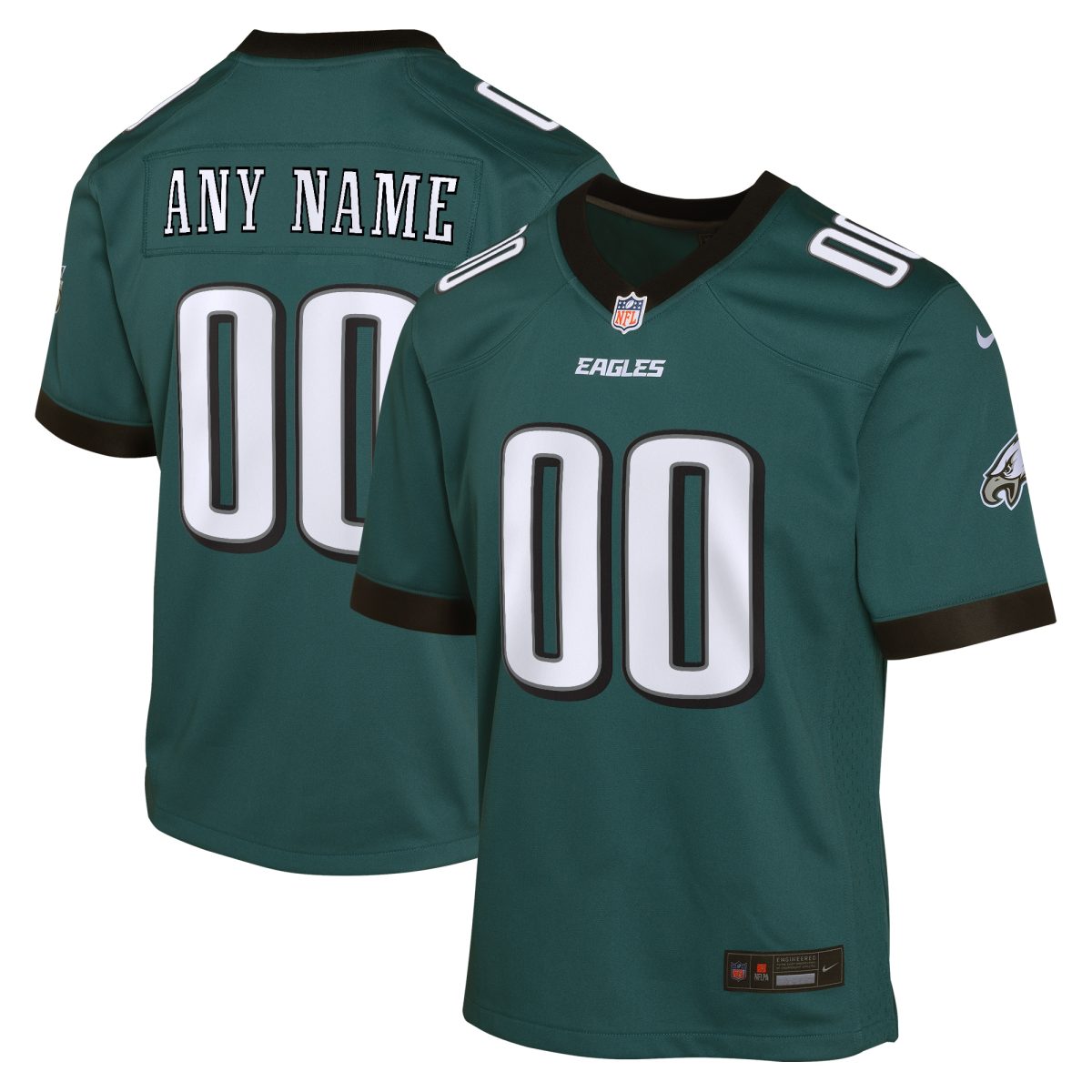 youth nike midnight green philadelphia eagles custom game jersey | NFL Jerseys & Hats Collection at Eagles Jerseys