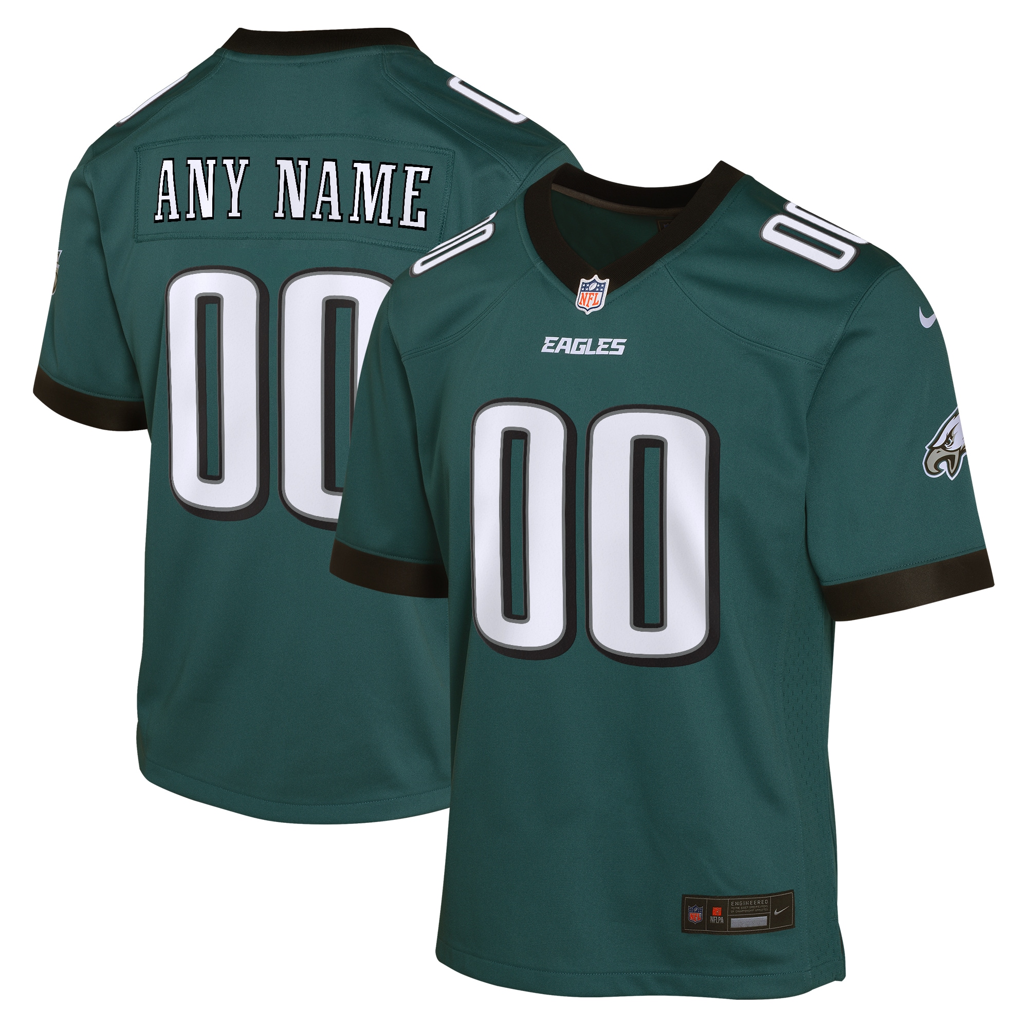 youth nike midnight green philadelphia eagles custom game jersey | NFL Jerseys & Hats Collection at Eagles Jerseys